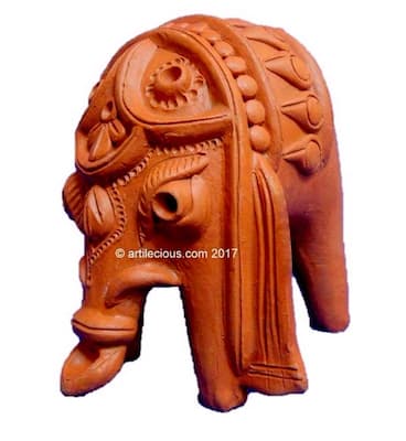 6 inches Bonga Elephant pair
